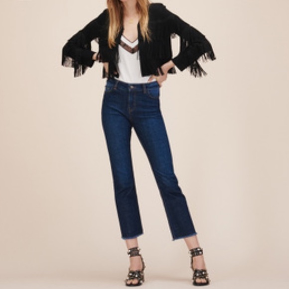 Maje Sweaters - Maje Melisse Black Fringed Knit Cardigan Jacket 1